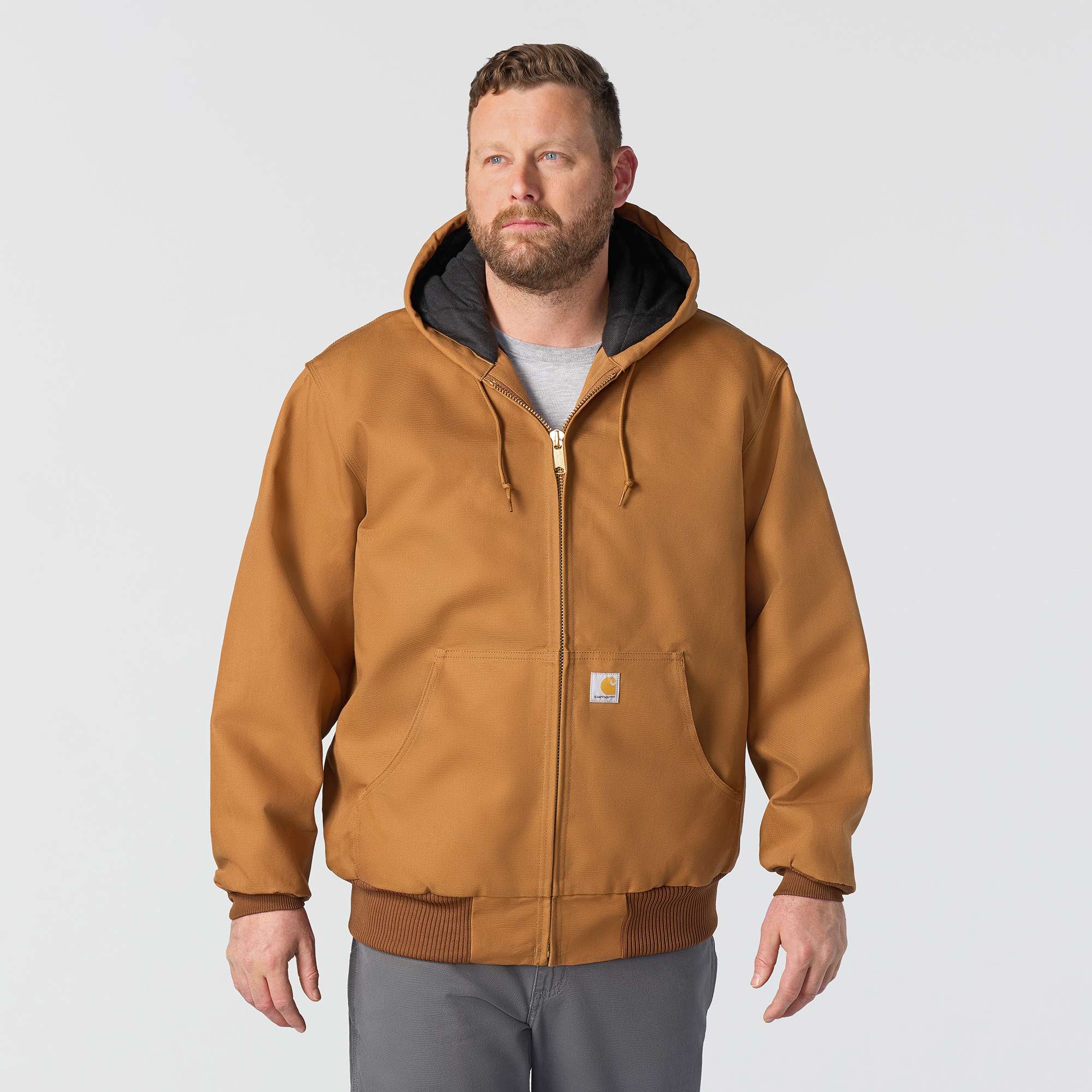 Carhartt j140 men's iconic firm duck insulated active jac