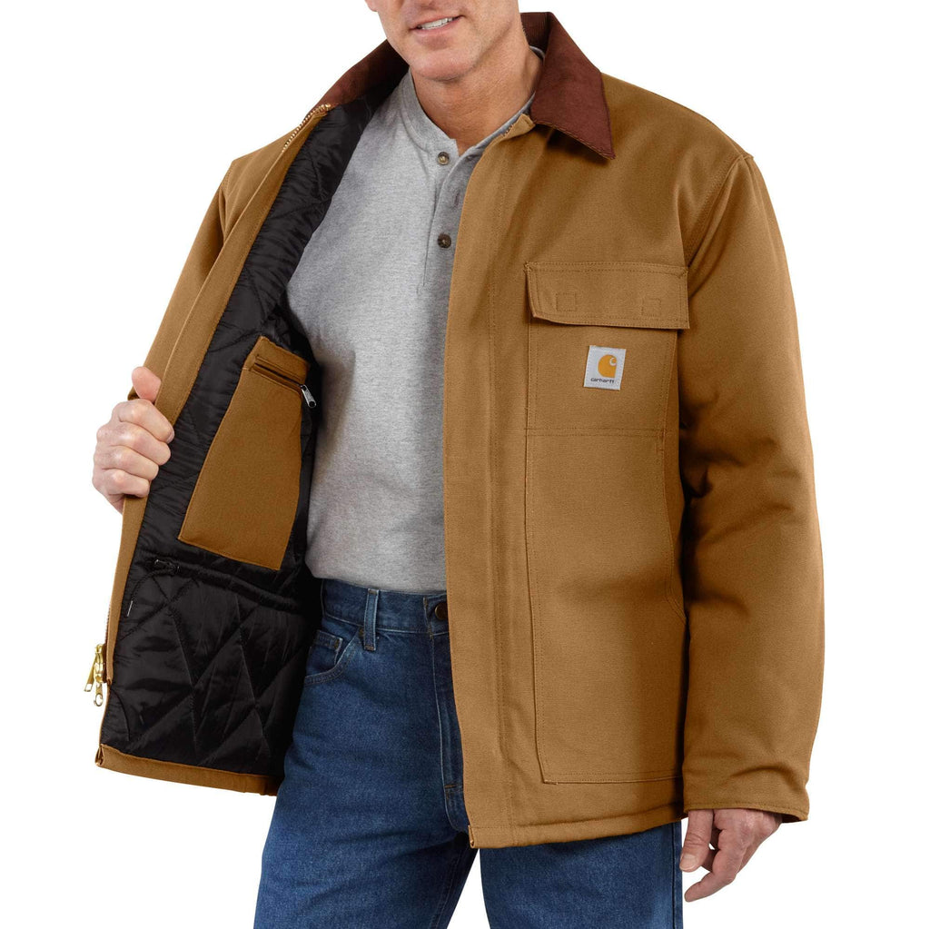 Men's firm duck insulated traditional coat 