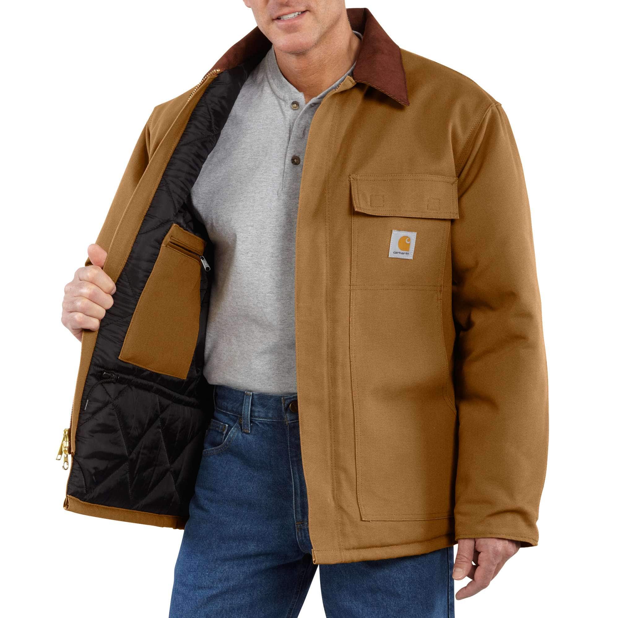 Men's firm duck insulated traditional coat 