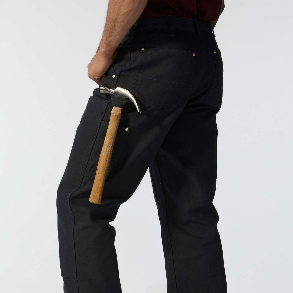 Carhartt b01 men's iconic loose fit firm duck double-knee work pants