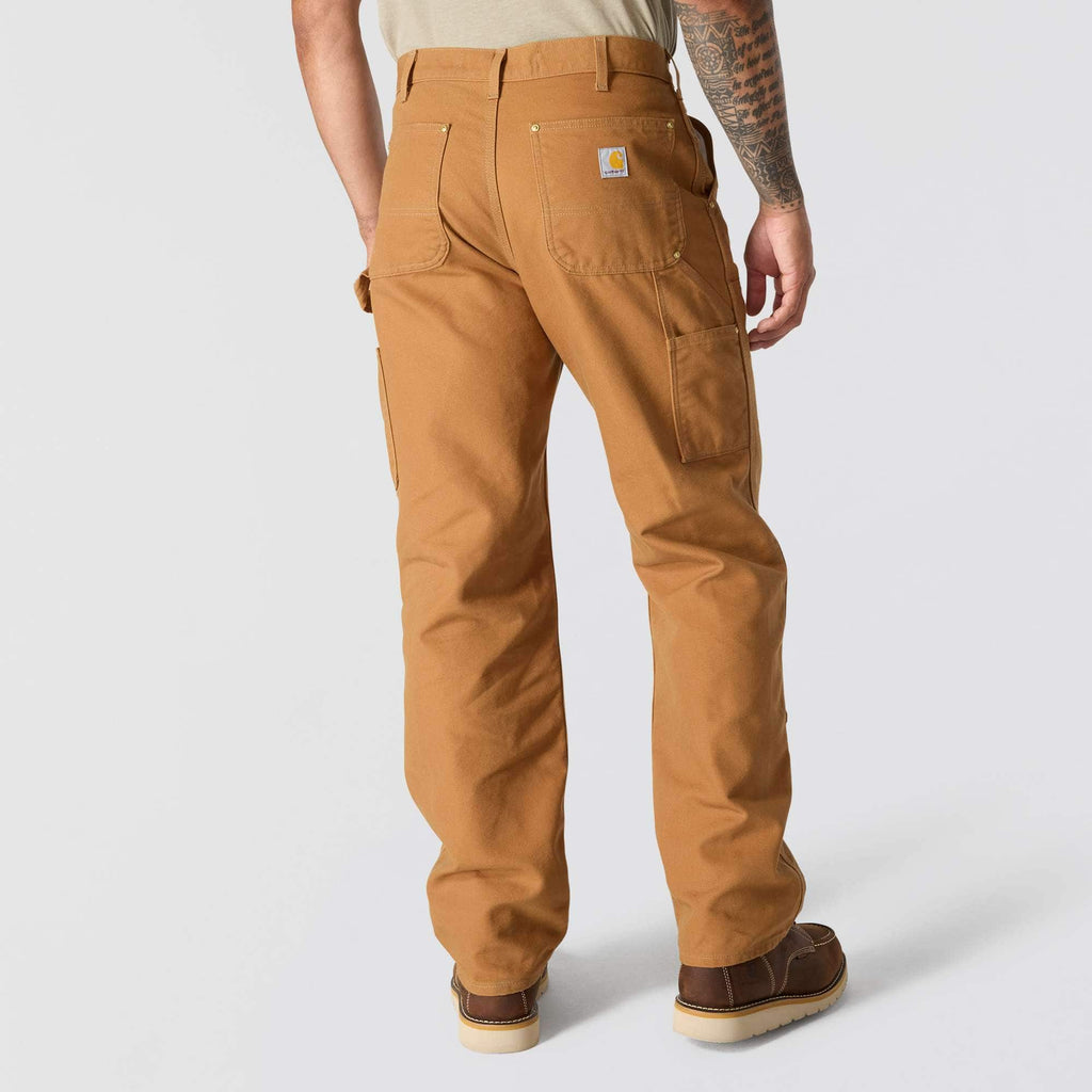 Carhartt b01 men's iconic loose fit firm duck double-knee work pants