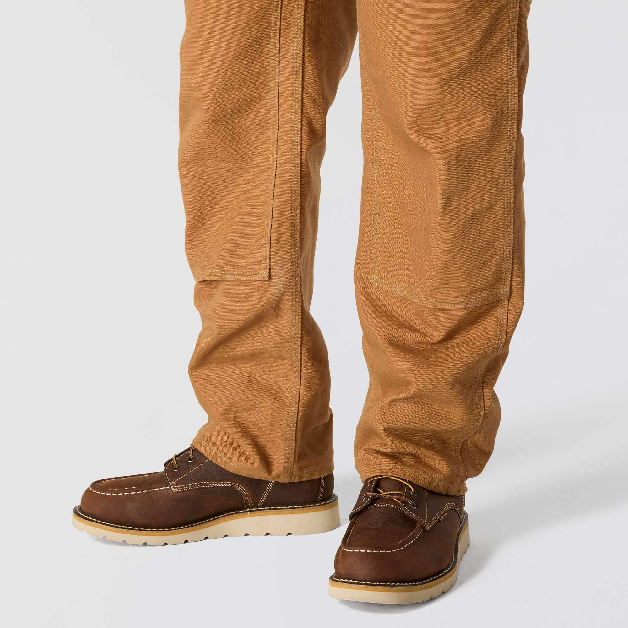 Carhartt b01 men's iconic loose fit firm duck double-knee work pants