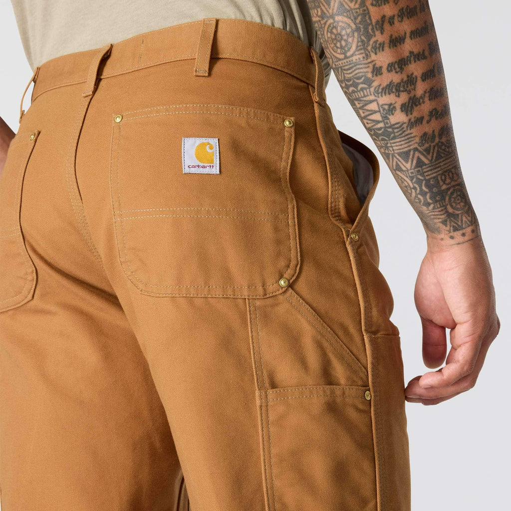 Carhartt b01 men's iconic loose fit firm duck double-knee work pants