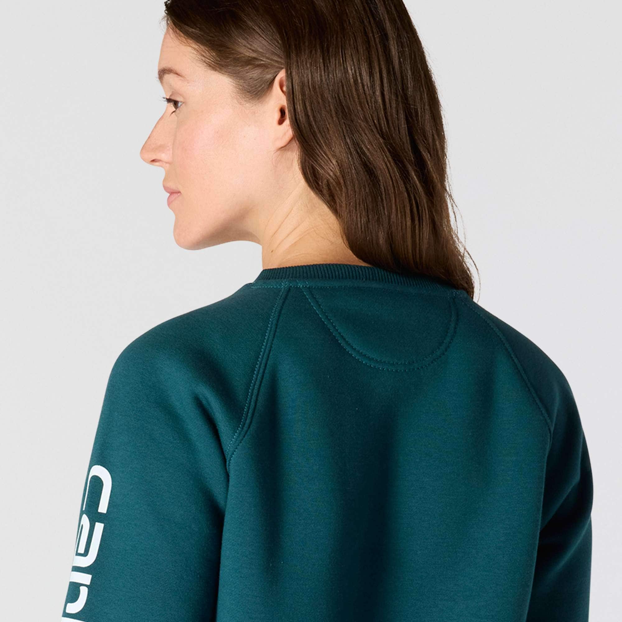 Women's relaxed fit midweight graphic crewneck sweatshirt