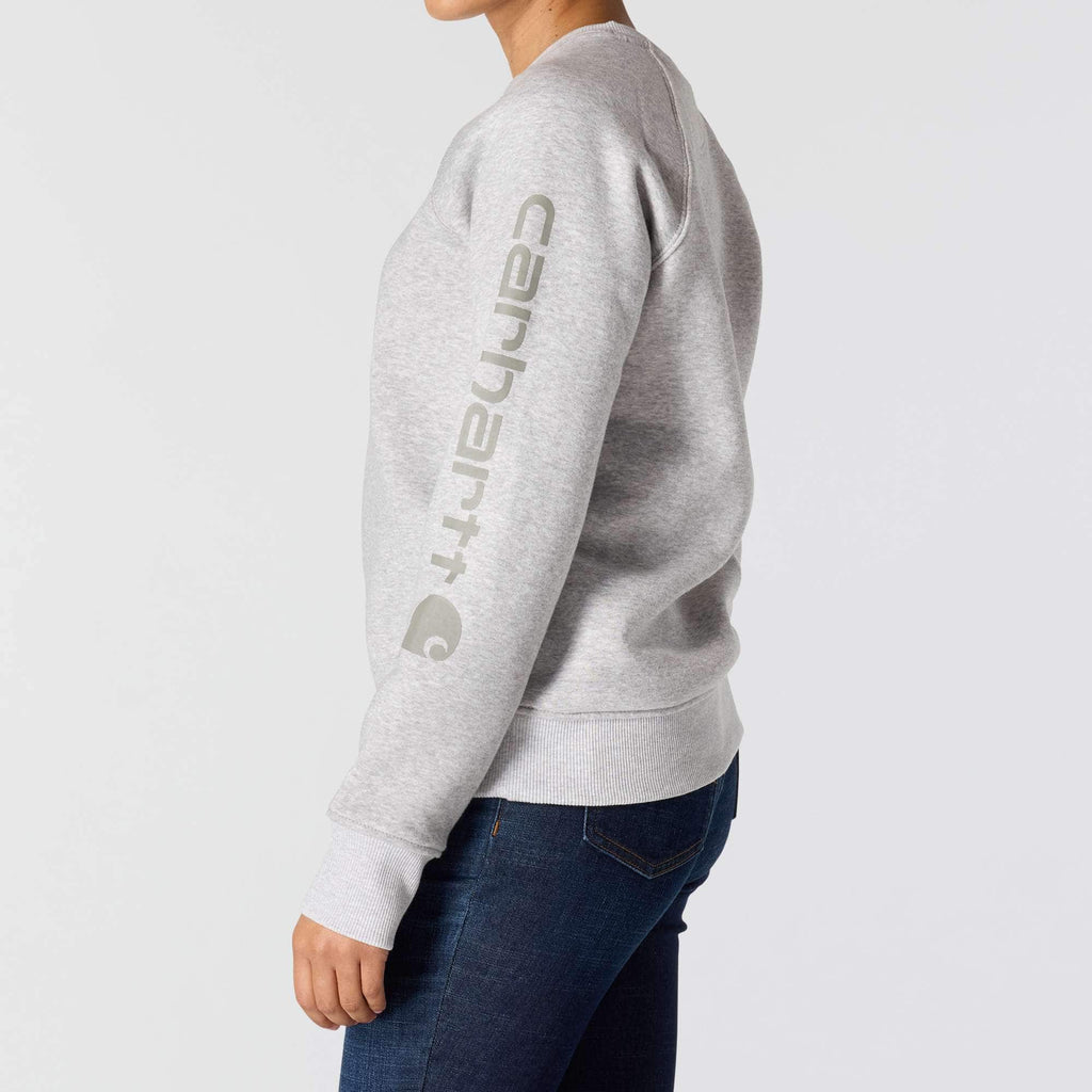 Women's relaxed fit midweight graphic crewneck sweatshirt