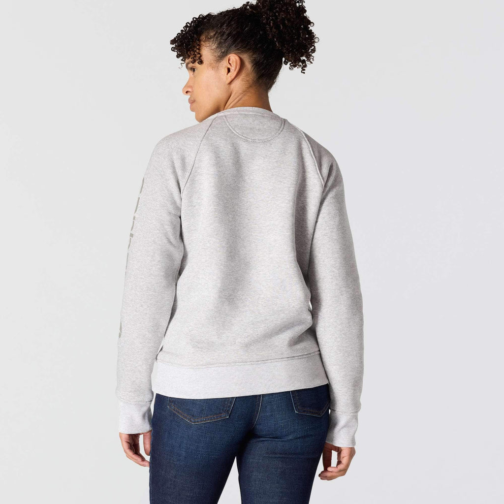 Women's relaxed fit midweight graphic crewneck sweatshirt