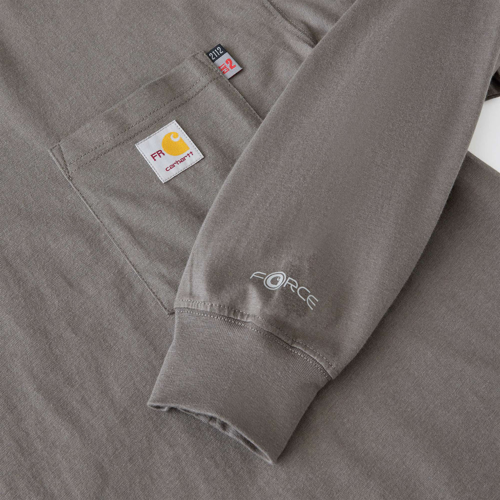 Men's force irvine fr moisture wicking long sleeve eagle t-shirt - flame resistant shirts