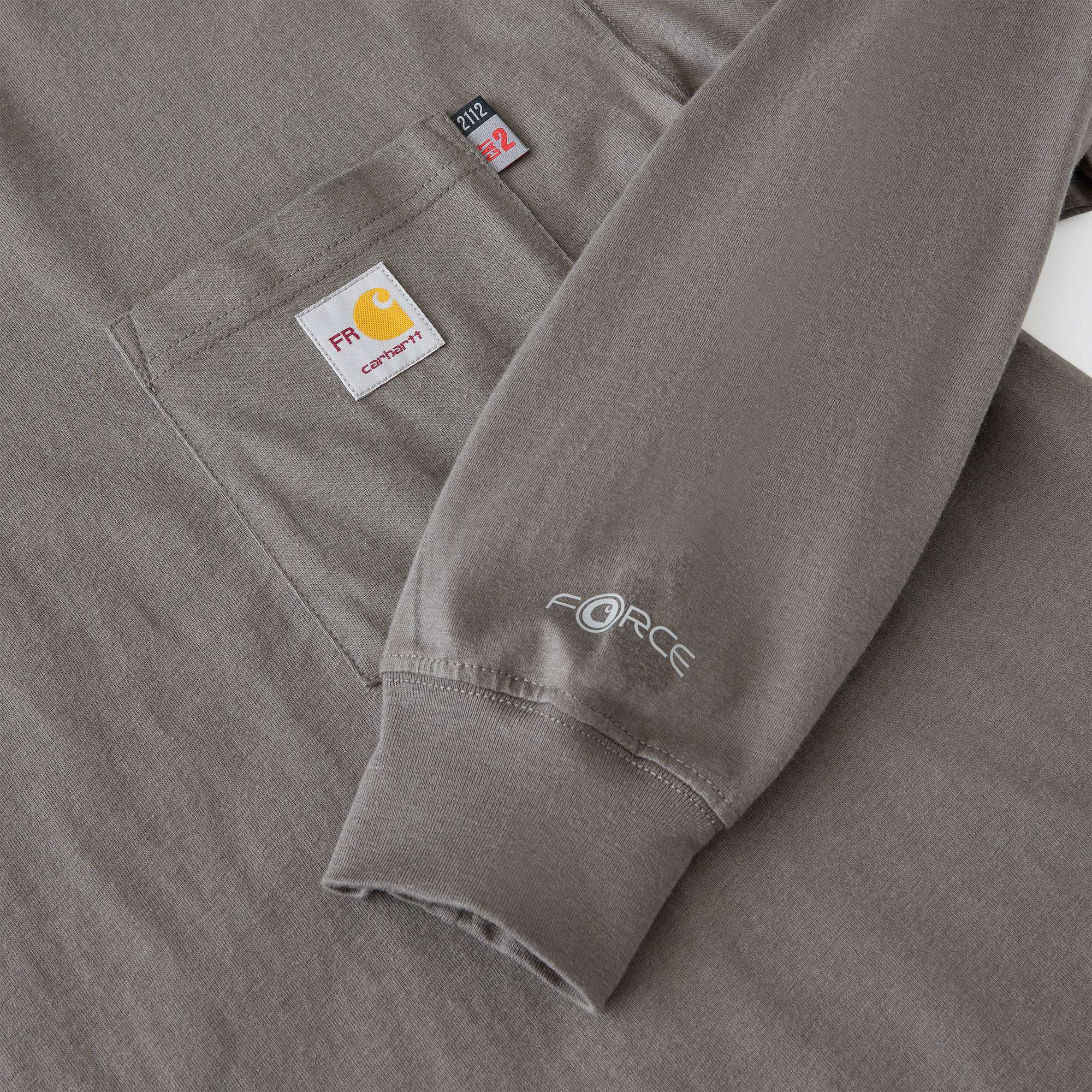 Men's force irvine fr moisture wicking long sleeve eagle t-shirt - flame resistant shirts