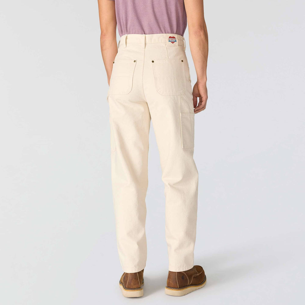 Women's vintage fit double-knee canvas work pants