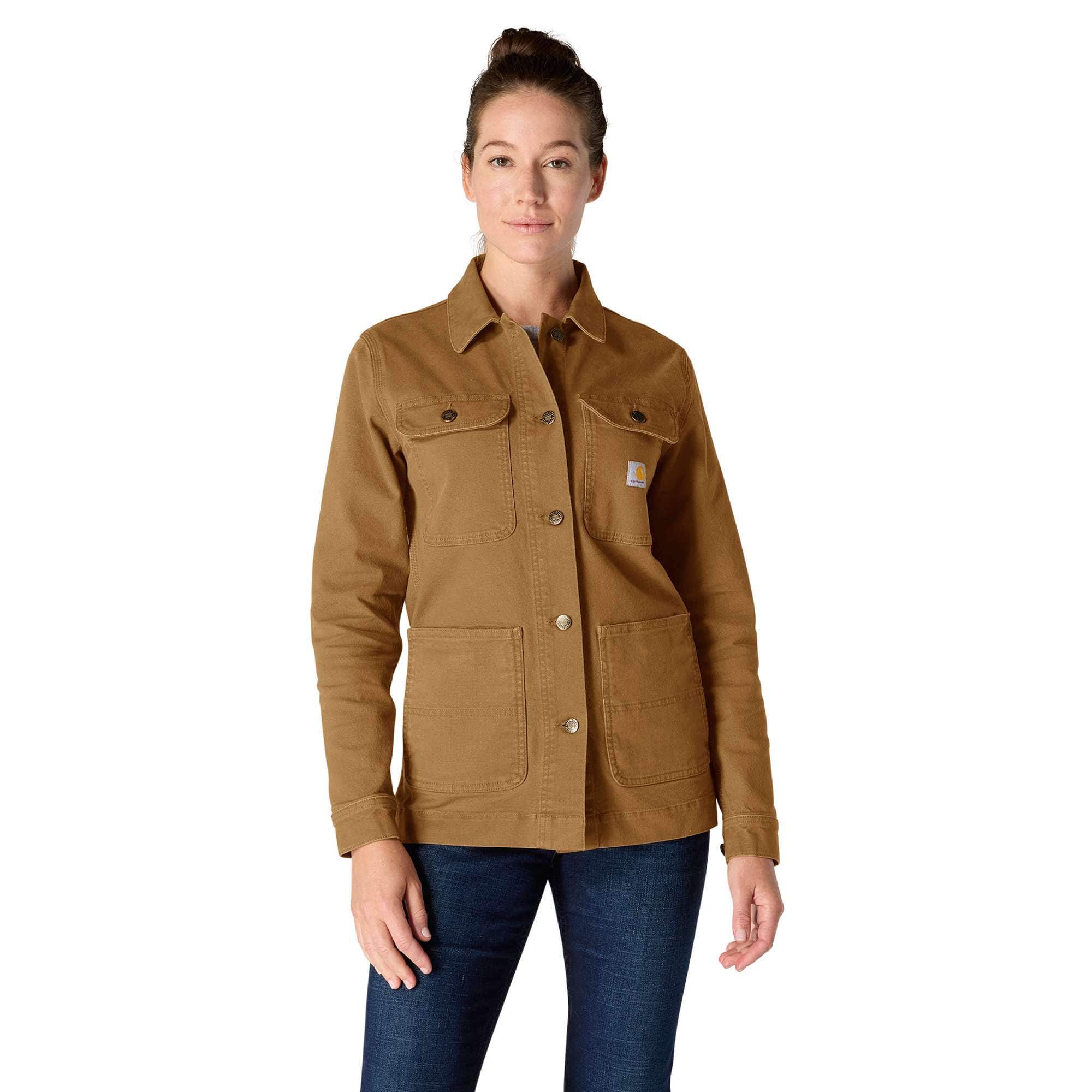Women's iconic stretch duck chore coat 