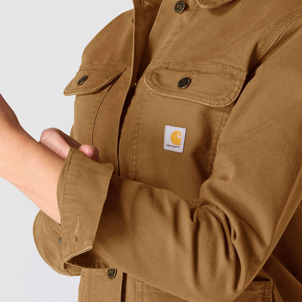 Women's iconic stretch duck chore coat 