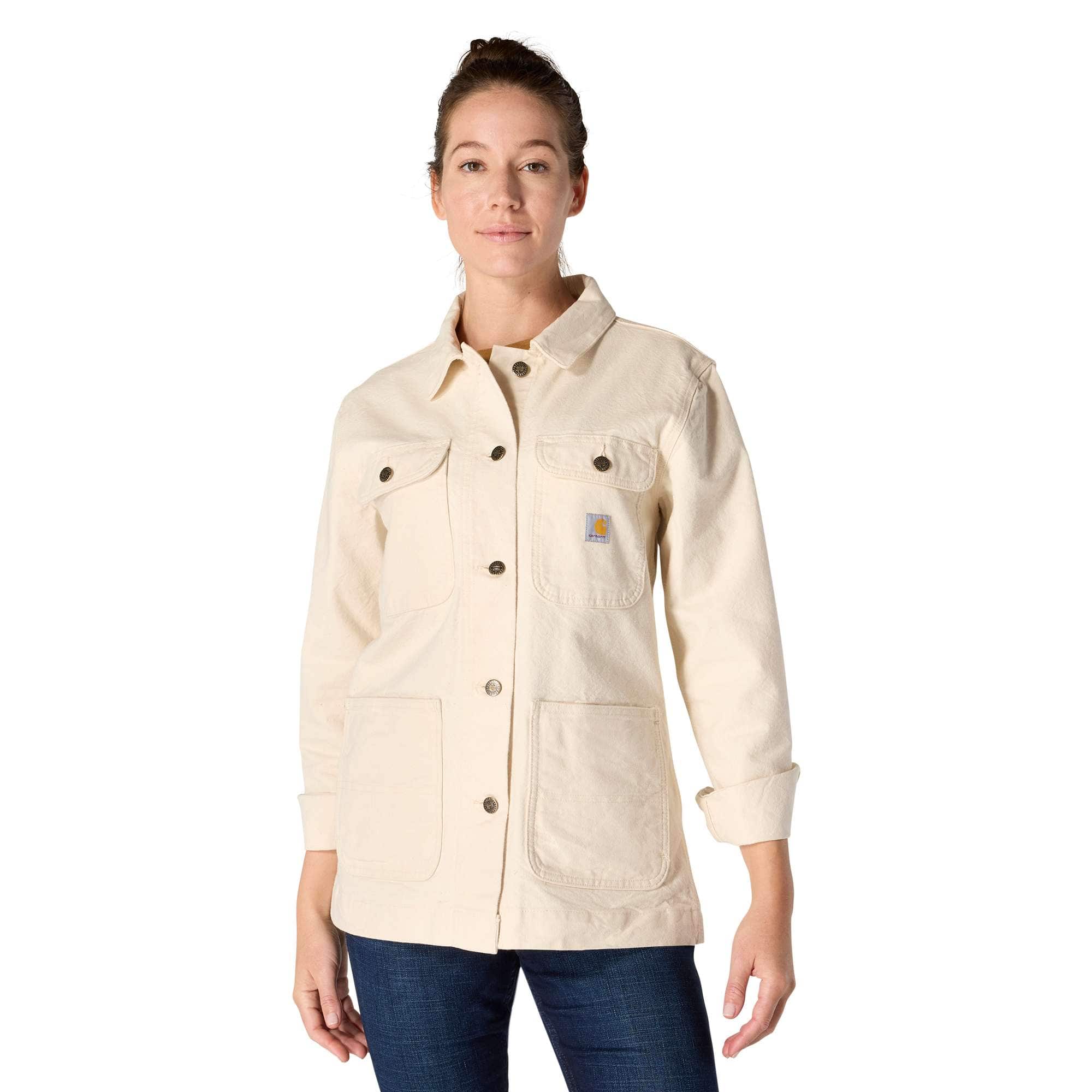 Women's iconic stretch duck chore coat 