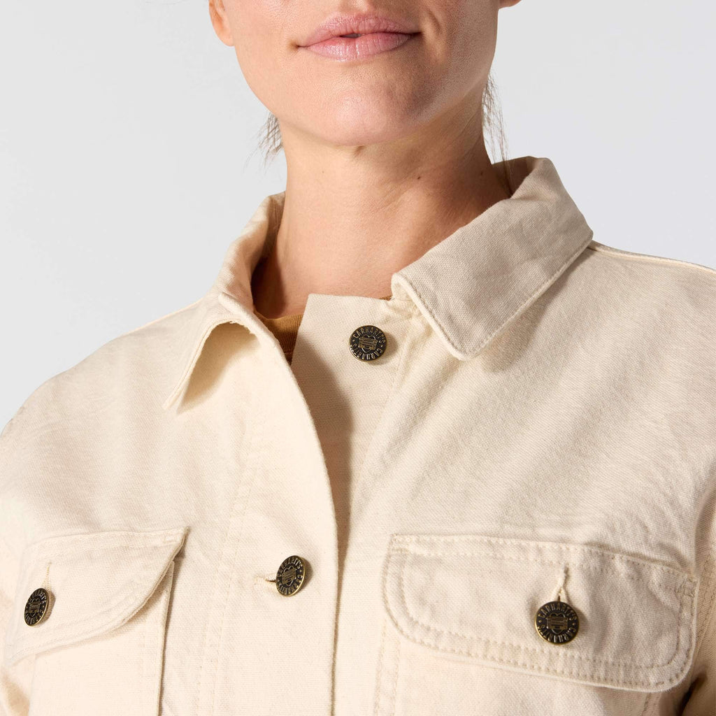Women's iconic stretch duck chore coat 