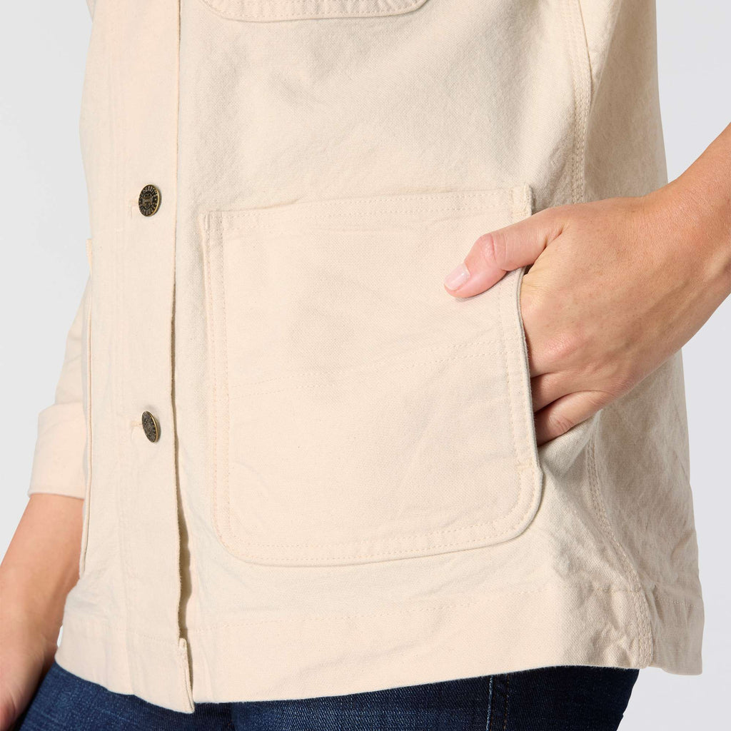 Women's iconic stretch duck chore coat 