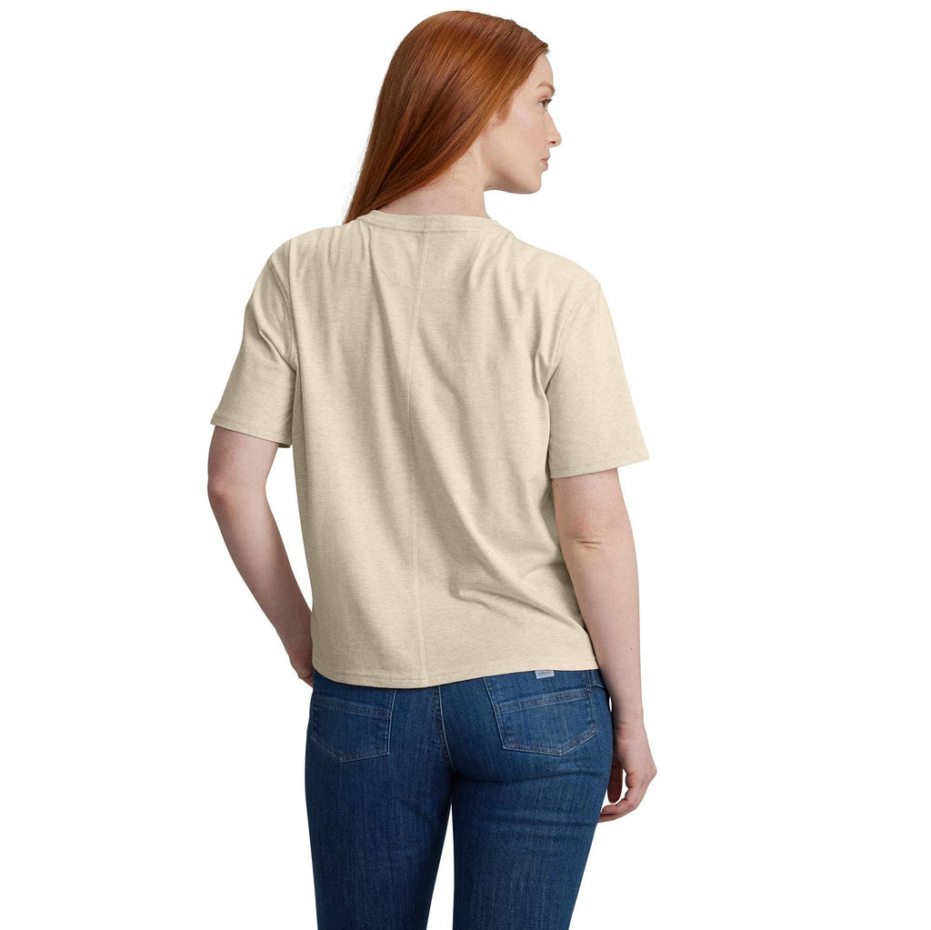 Women's tencel lightweight crewneck graphic t-shirt