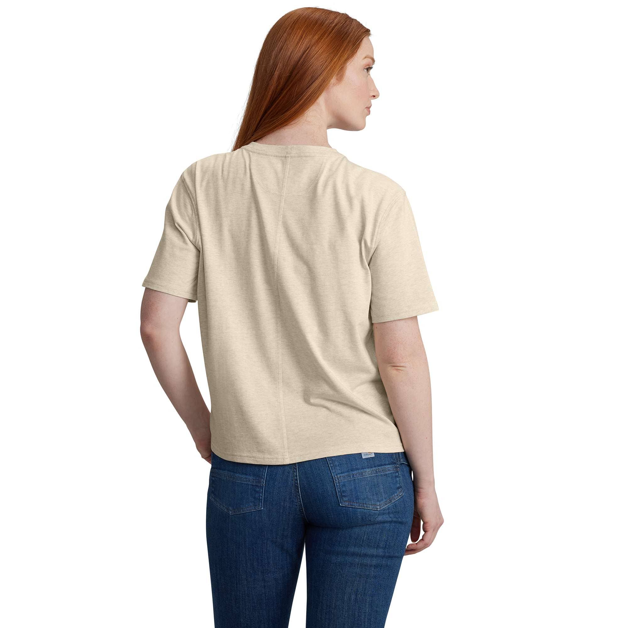 Women's tencel lightweight crewneck graphic t-shirt