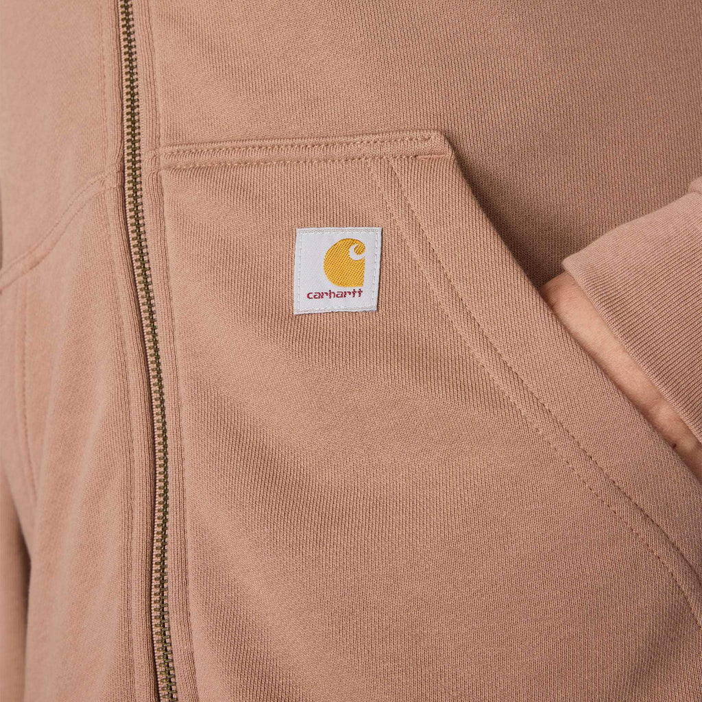 Women's lightweight tencel full zip hooded sweatshirt