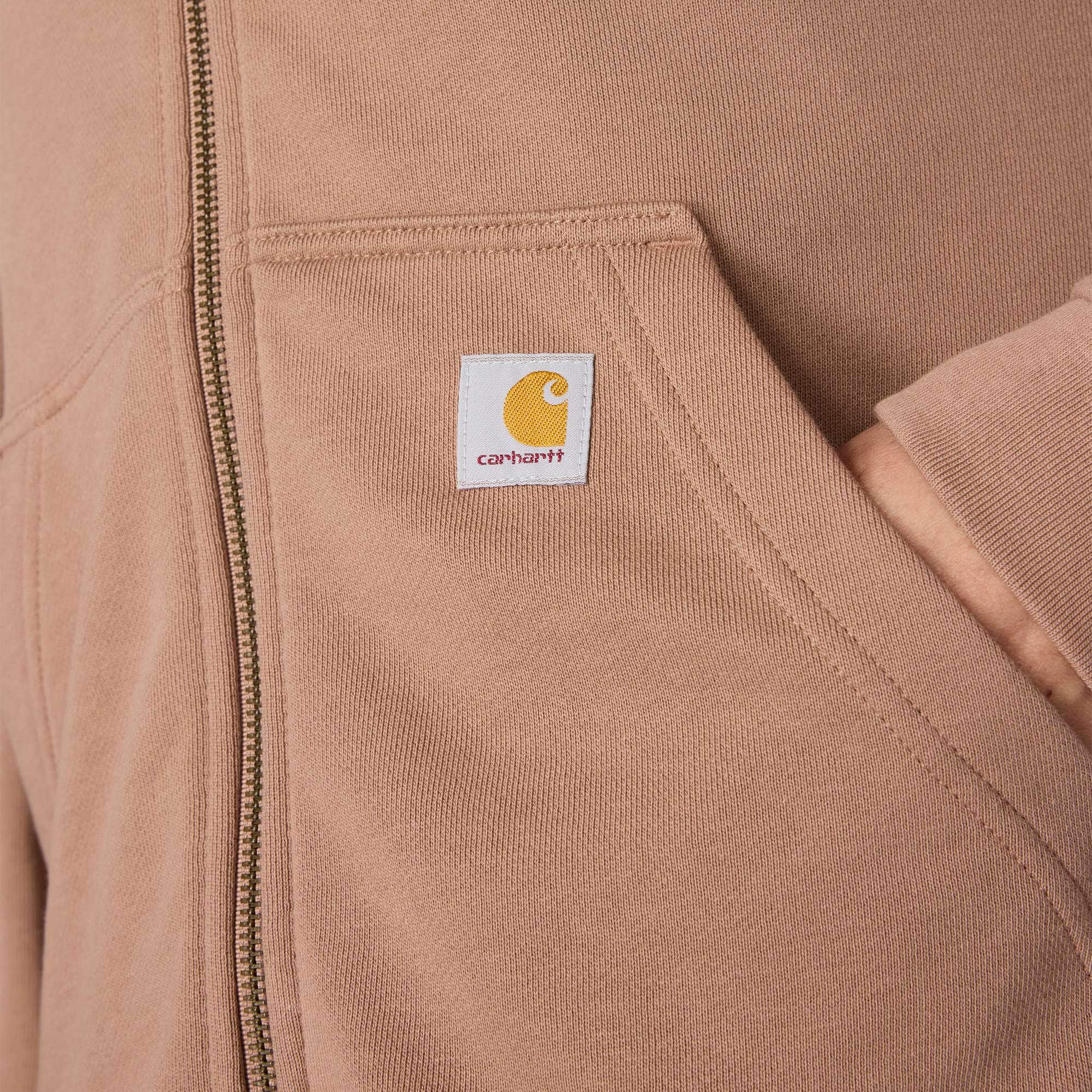 Women's lightweight tencel full zip hooded sweatshirt