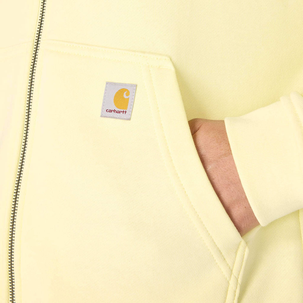 Women's lightweight tencel full zip hooded sweatshirt