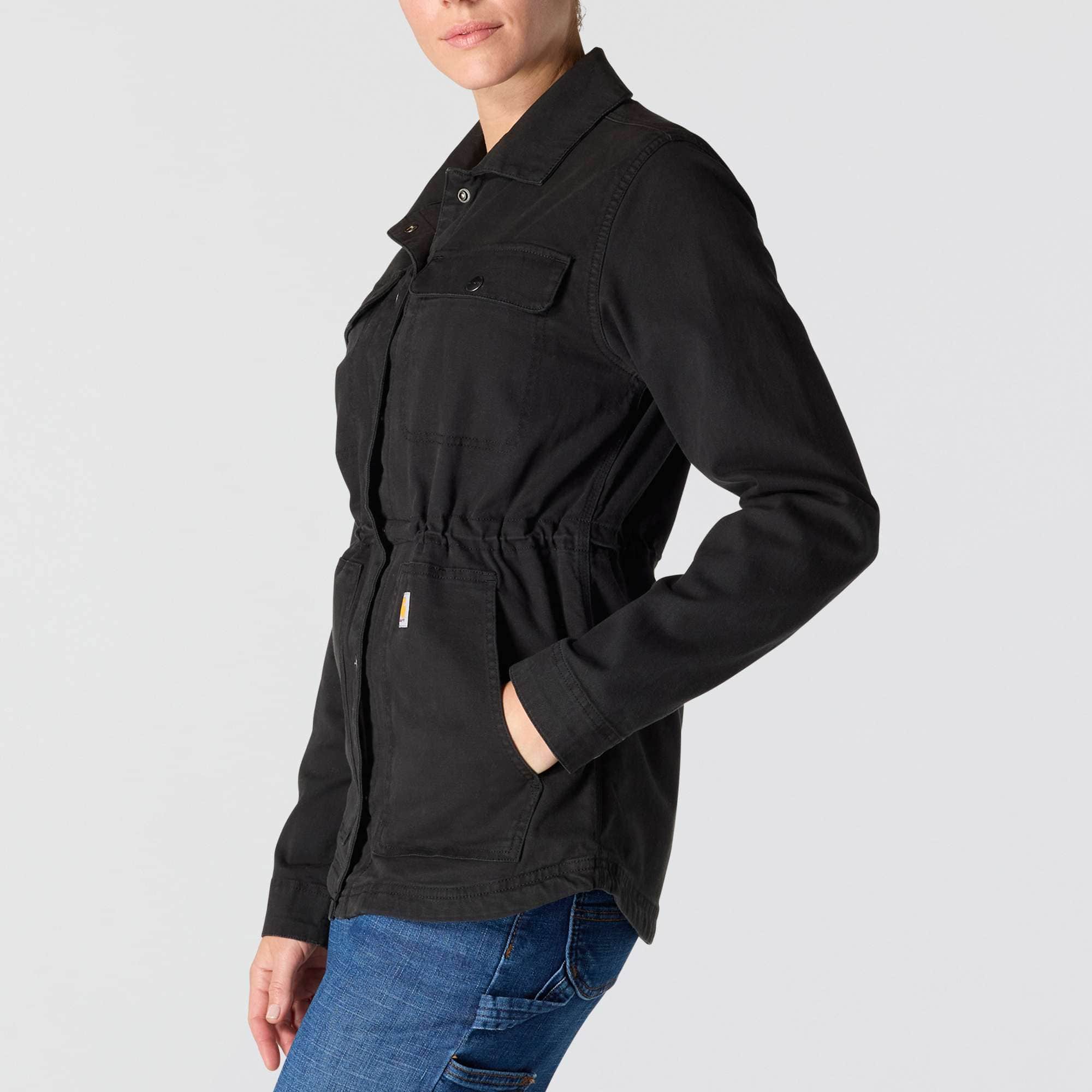 Women's tencel breathable canvas coat