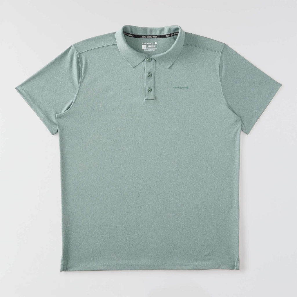 Men's force sun defender™ relaxed fit logo polo shirt - sun protection shirts