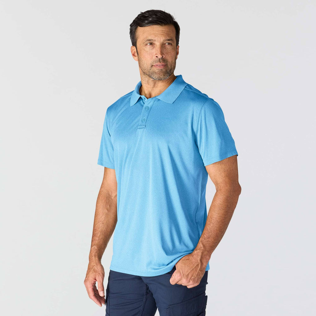Men's force sun defender™ relaxed fit logo polo shirt - sun protection shirts