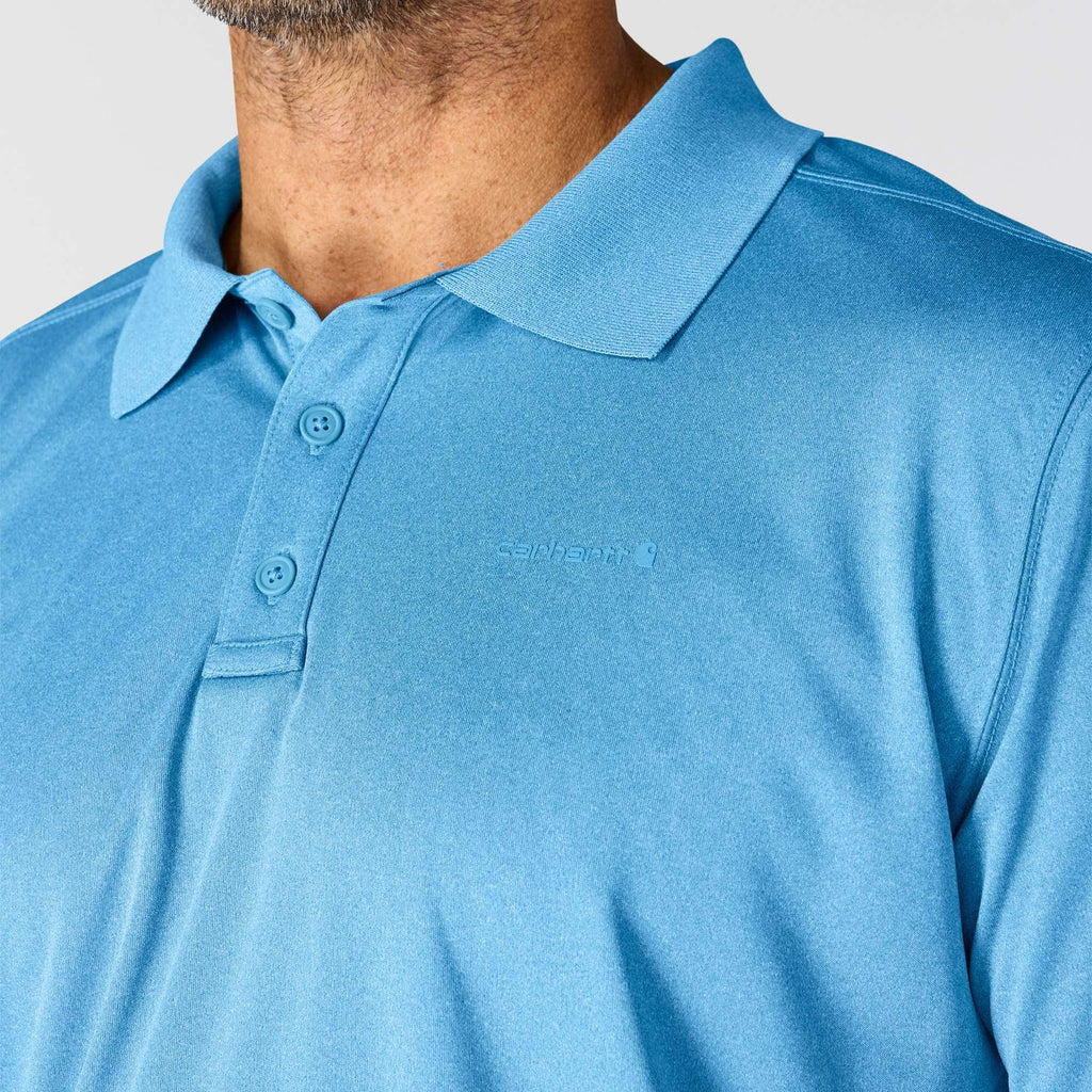 Men's force sun defender™ relaxed fit logo polo shirt - sun protection shirts