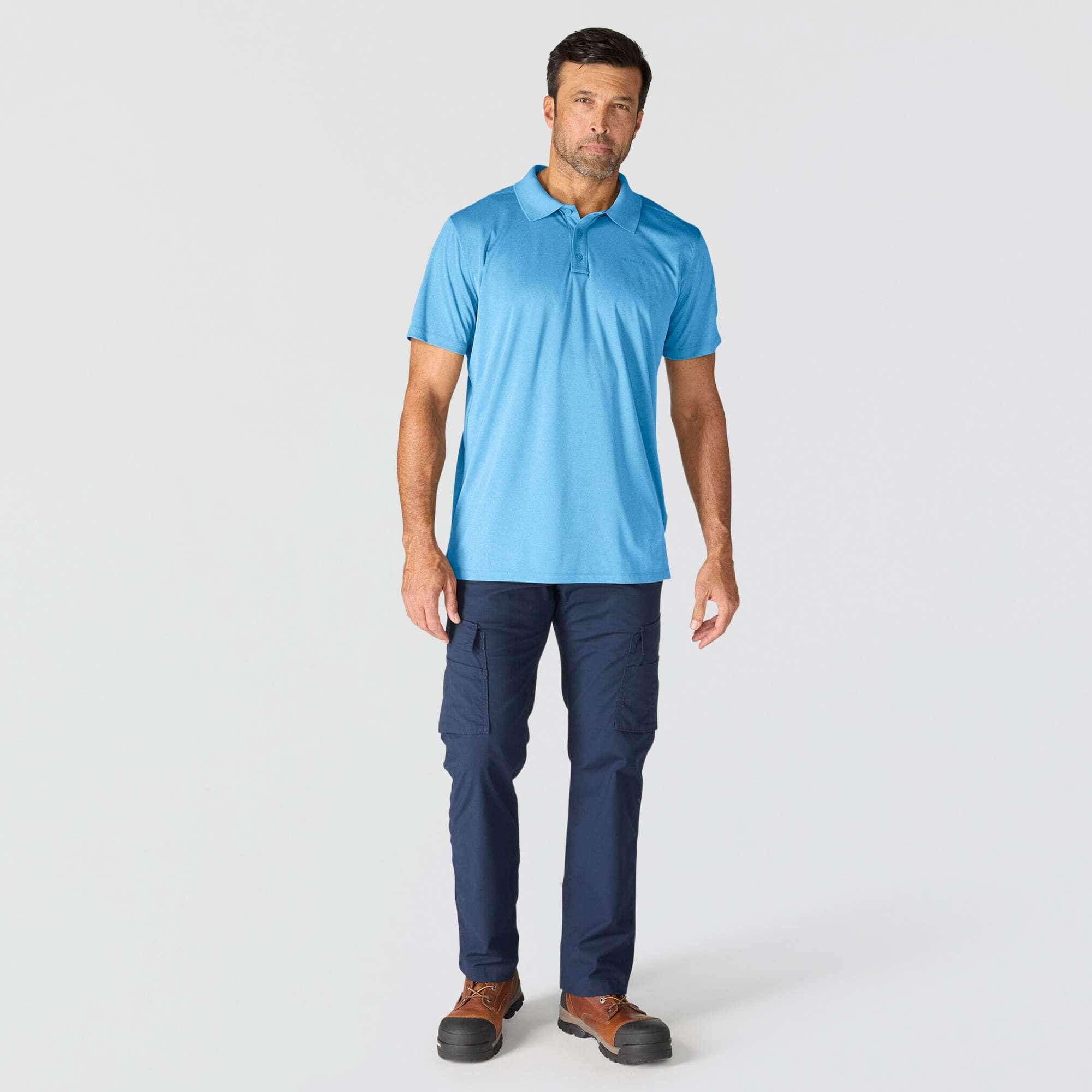 Men's force sun defender™ relaxed fit logo polo shirt - sun protection shirts