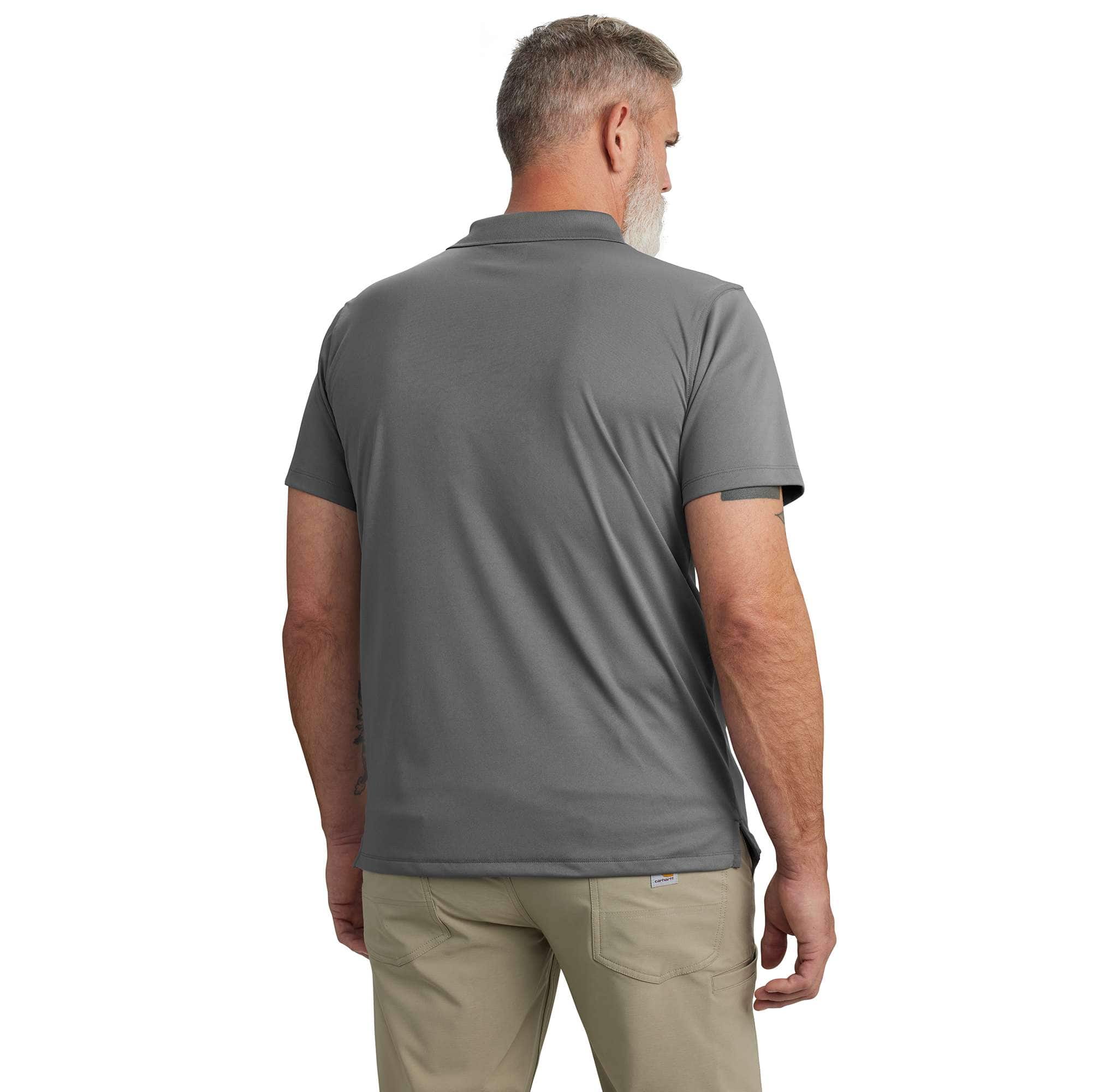 Men's force sun defender™ relaxed fit logo polo shirt - sun protection shirts