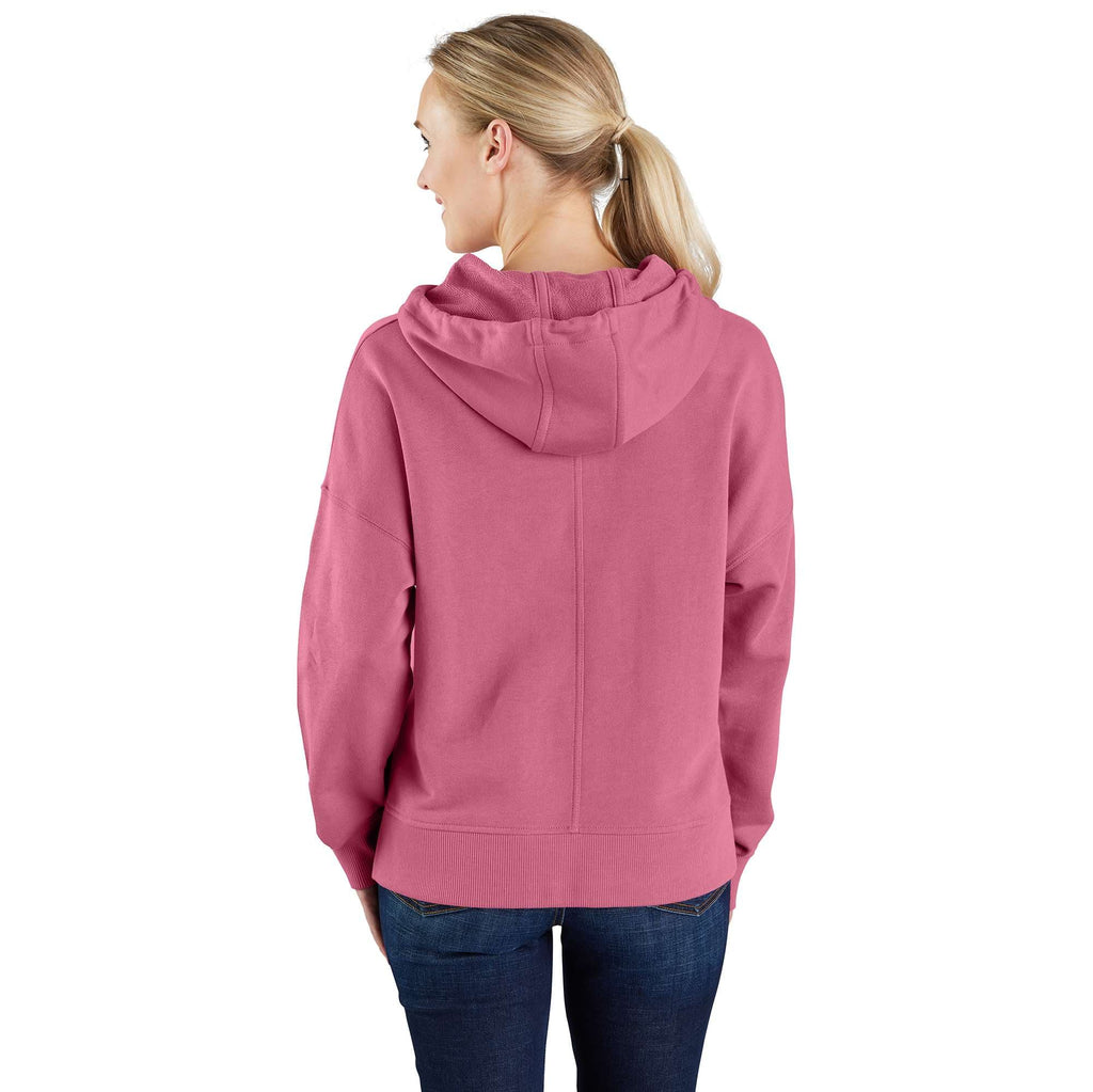 Women's lightweight tencel loose fit graphic hoodie