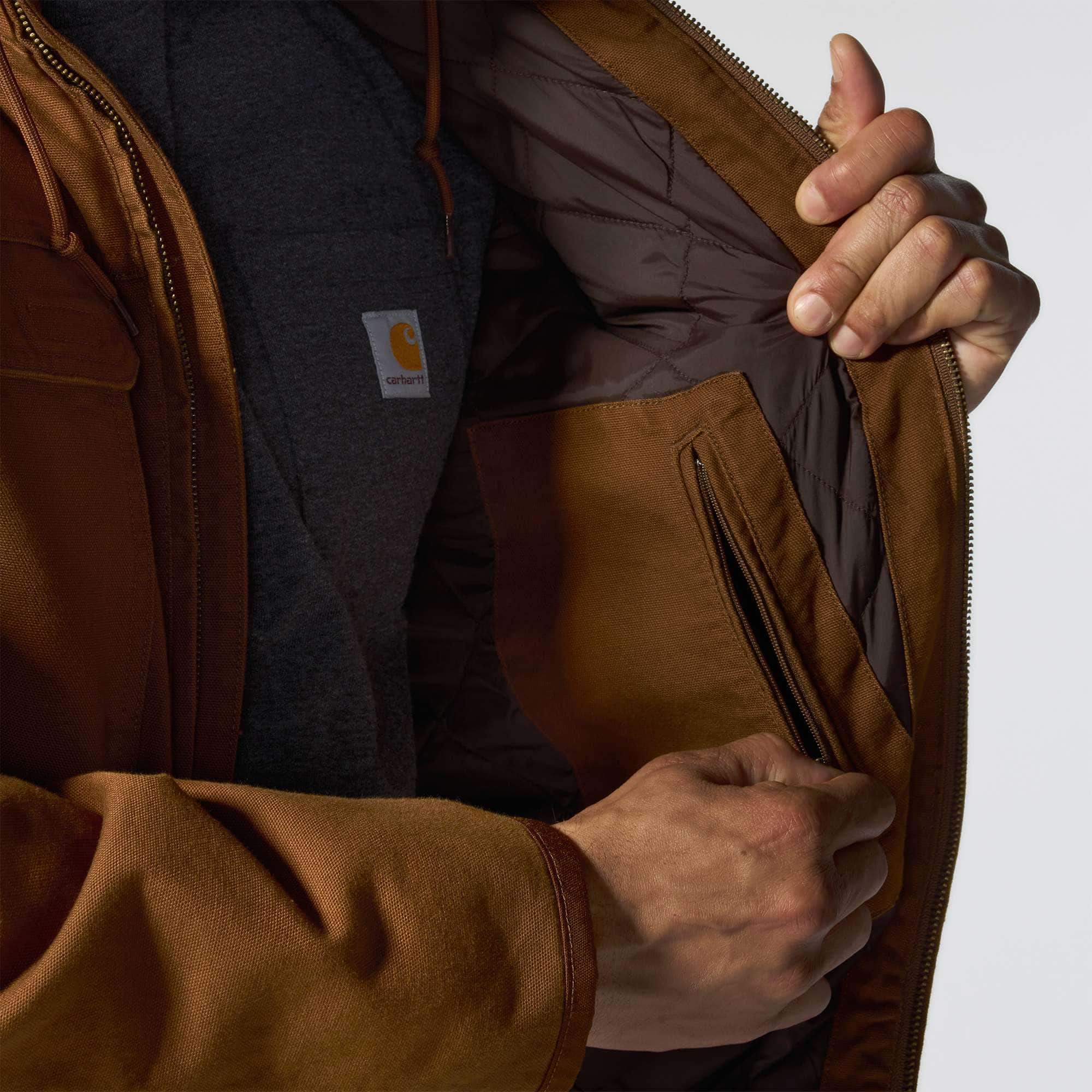 Men's washed duck bartlett insulated active jac 