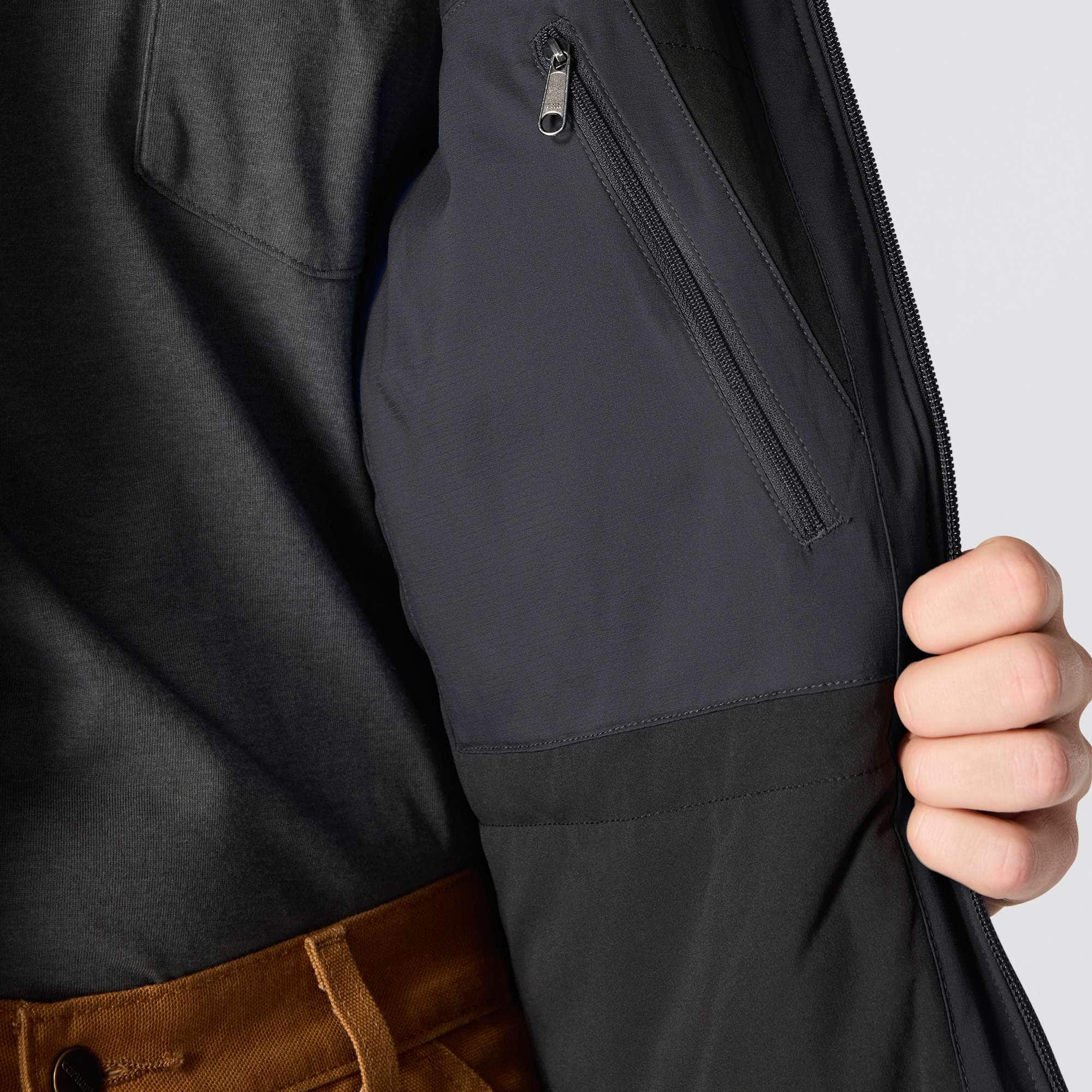 Men's relaxed fit lightweight stretch dwr insulated jacket