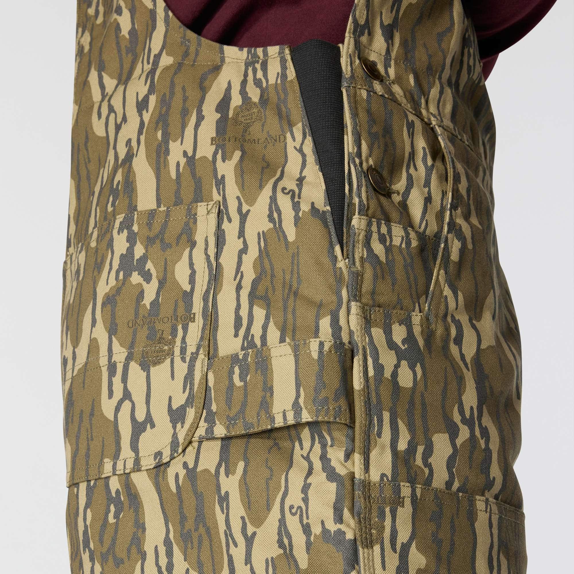 Rugged flex® duck insulated camo bib overall - 3 warmest rating
