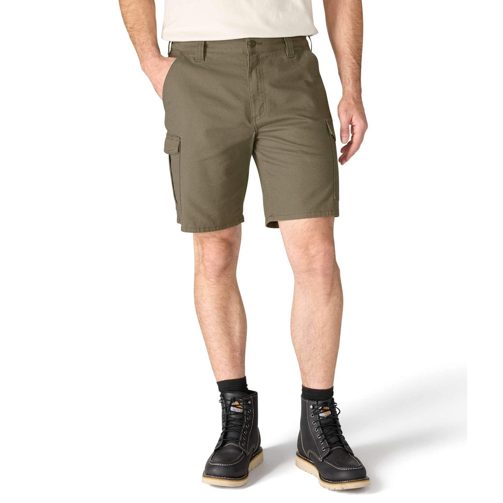 Relaxed fit 9" rigby canvas cargo shorts - work shorts