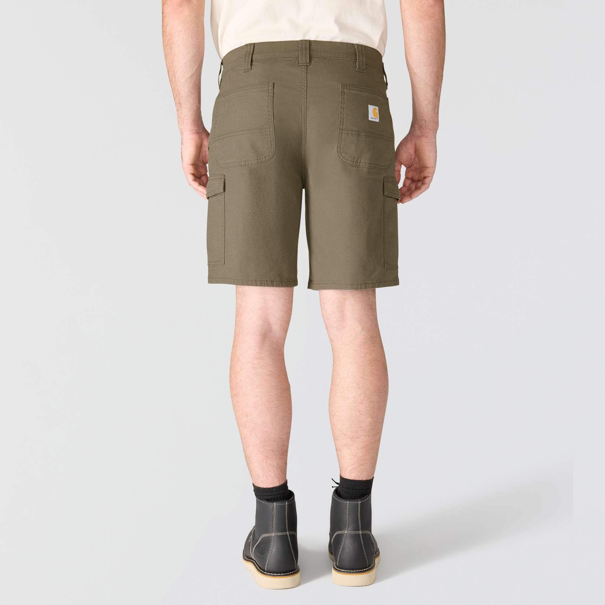 Relaxed fit 9" rigby canvas cargo shorts - work shorts