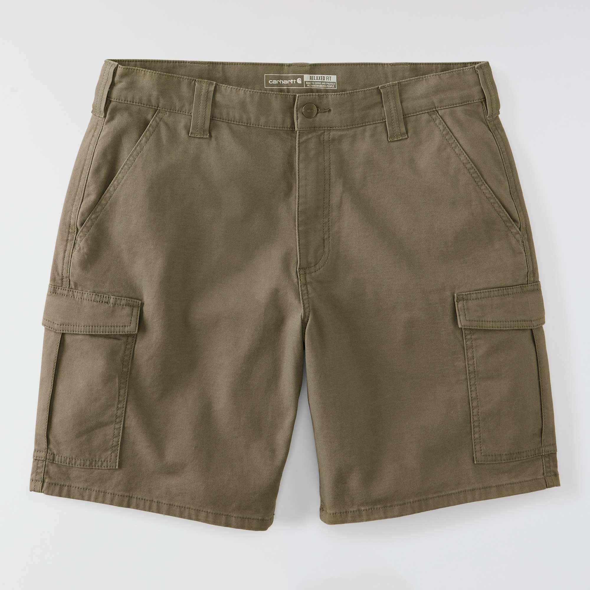 Relaxed fit 9" rigby canvas cargo shorts - work shorts