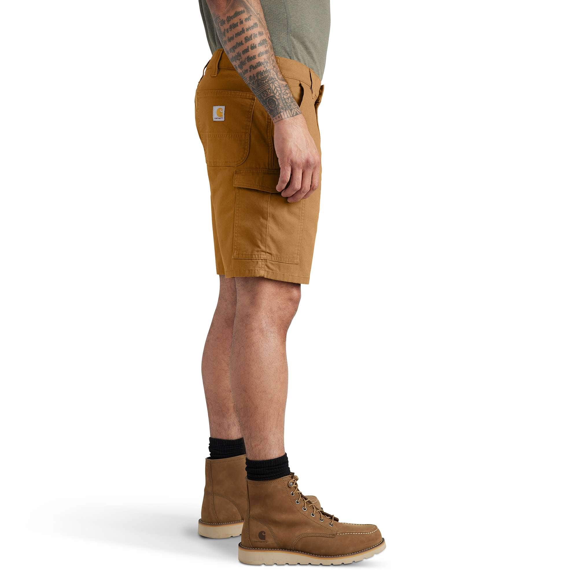 Relaxed fit 9" rigby canvas cargo shorts - work shorts