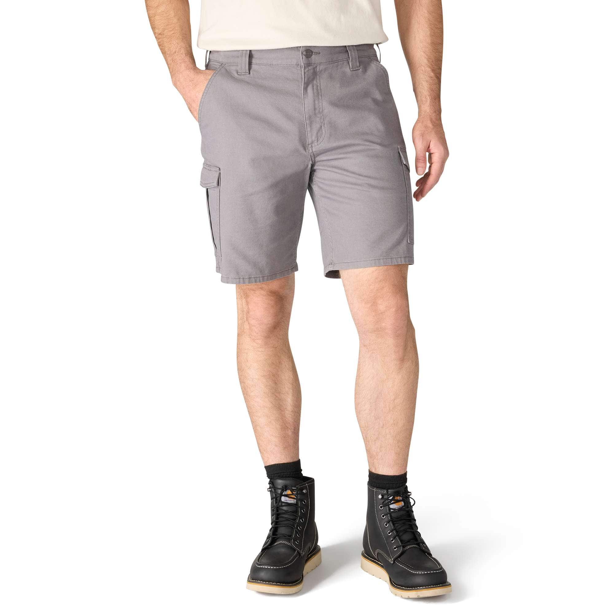 Relaxed fit 9" rigby canvas cargo shorts - work shorts