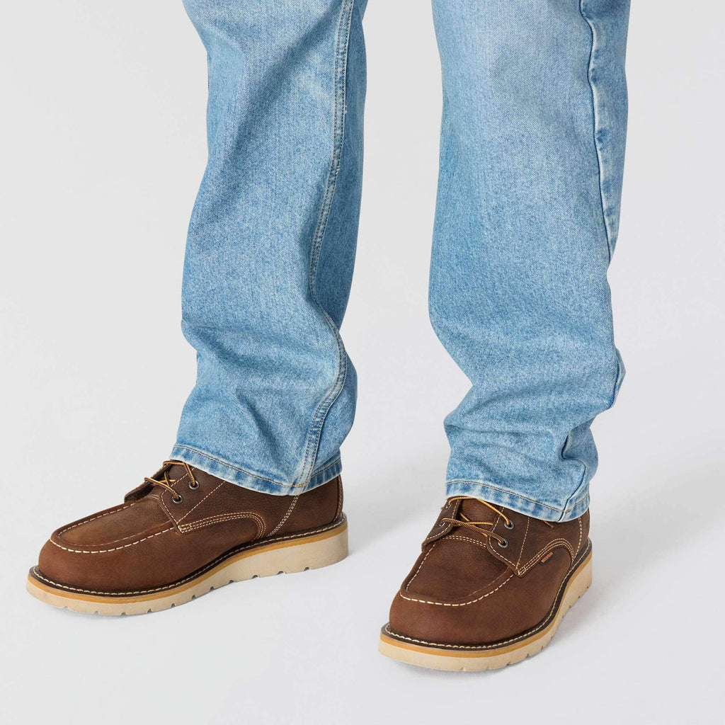 Men's loose fit straight leg rugged flex work jeans