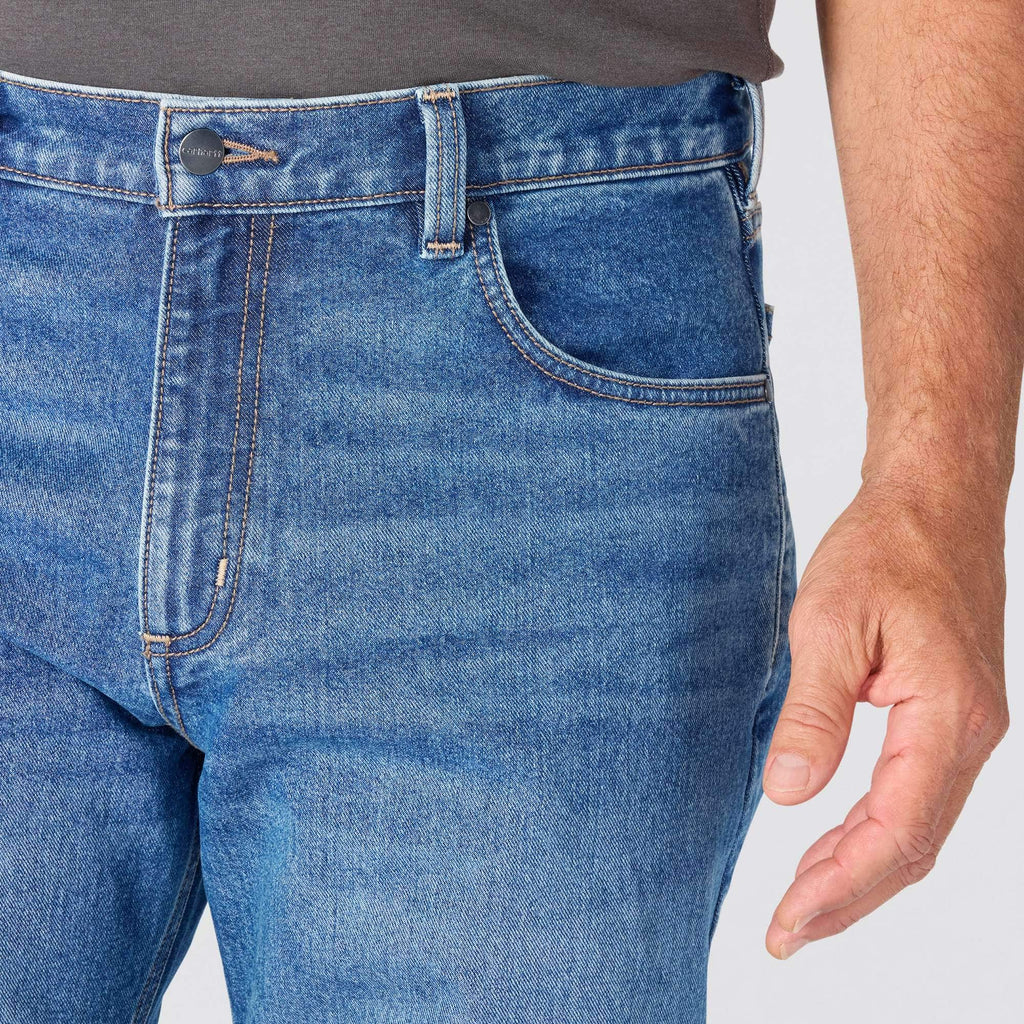 Men's loose fit straight leg rugged flex work jeans
