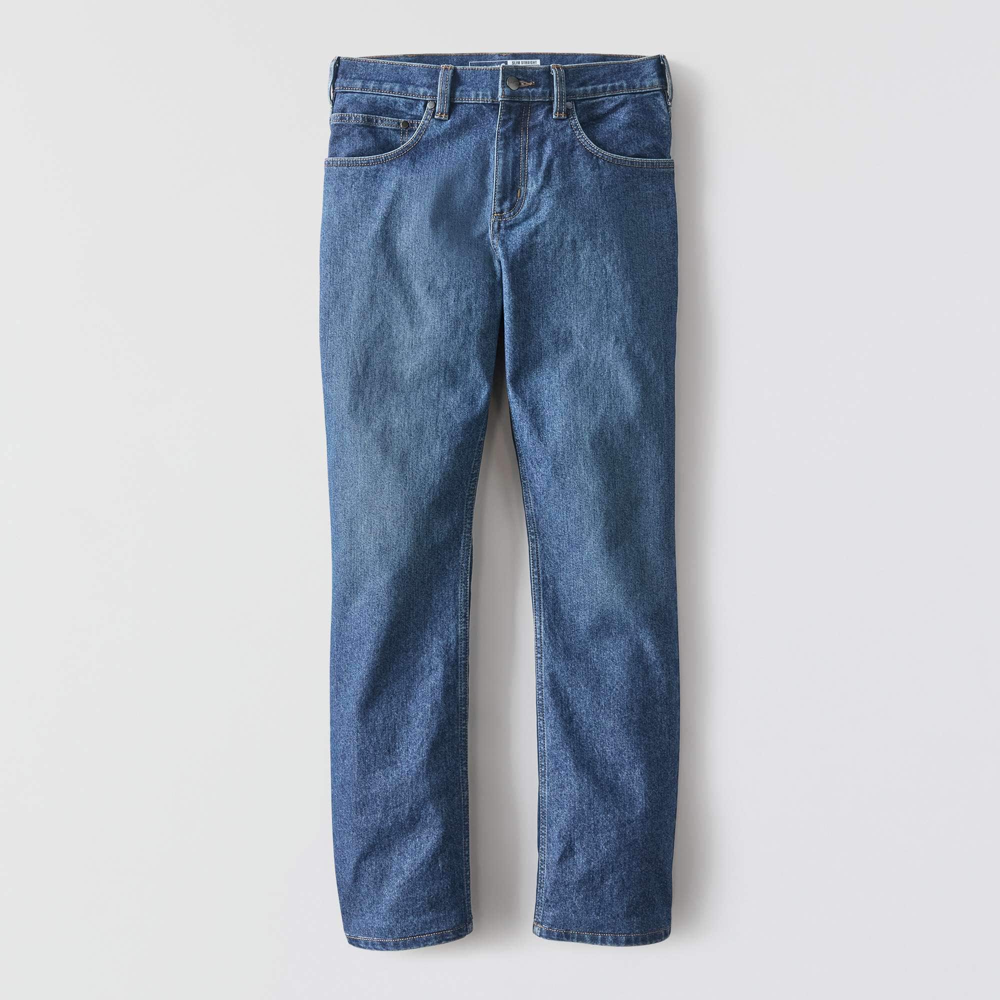 Men's slim straight rugged flex work jeans