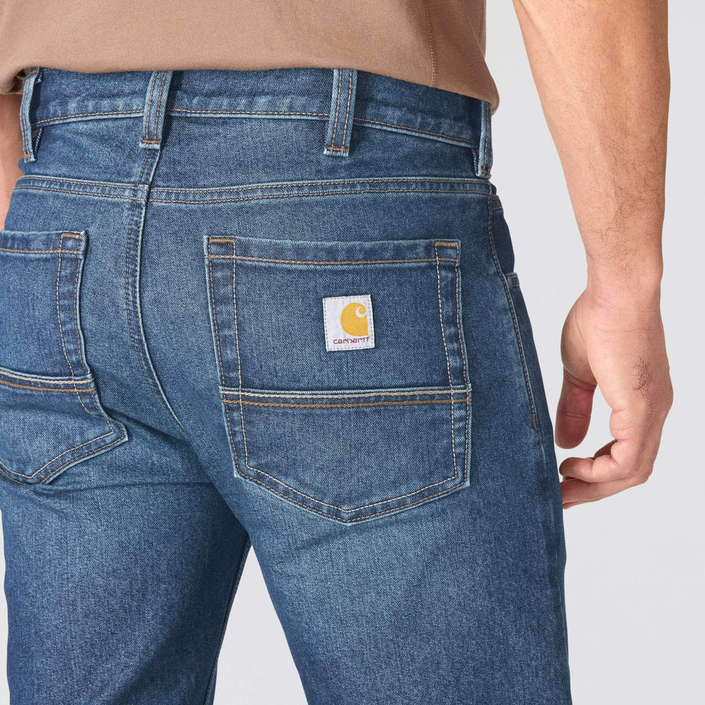 Men's slim straight rugged flex work jeans