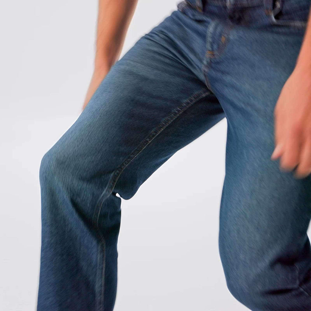 Men's slim straight rugged flex work jeans