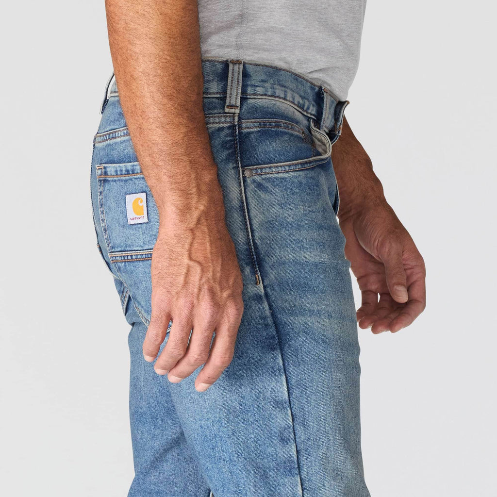 Men's slim straight rugged flex work jeans