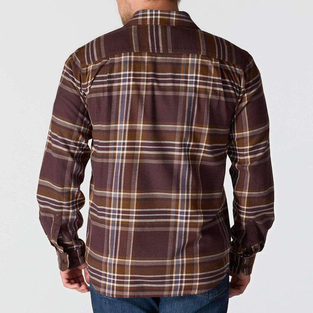 Rugged flex™ relaxed fit midweight flannel long-sleeve plaid shirt