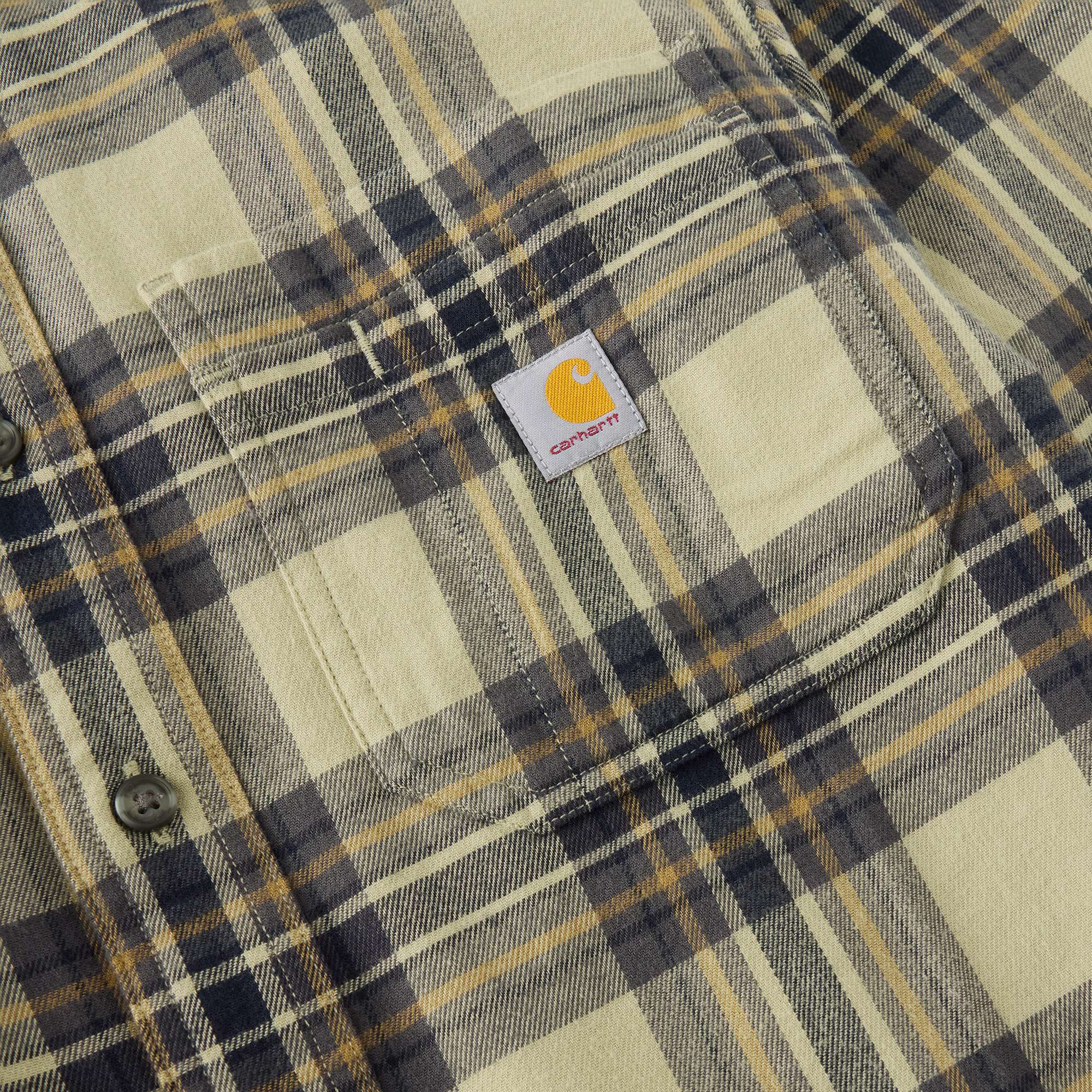 Rugged flex™ relaxed fit midweight flannel long-sleeve plaid shirt