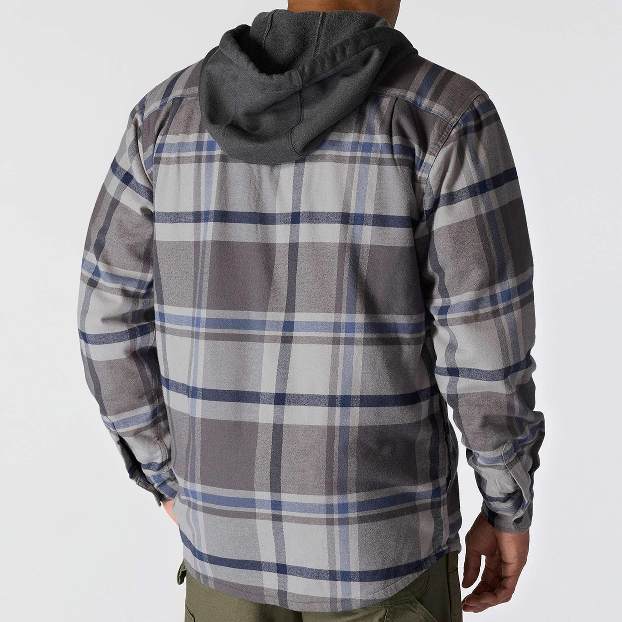 Men's hamilton relaxed fit plaid hooded shirt jac - men's shirt jackets