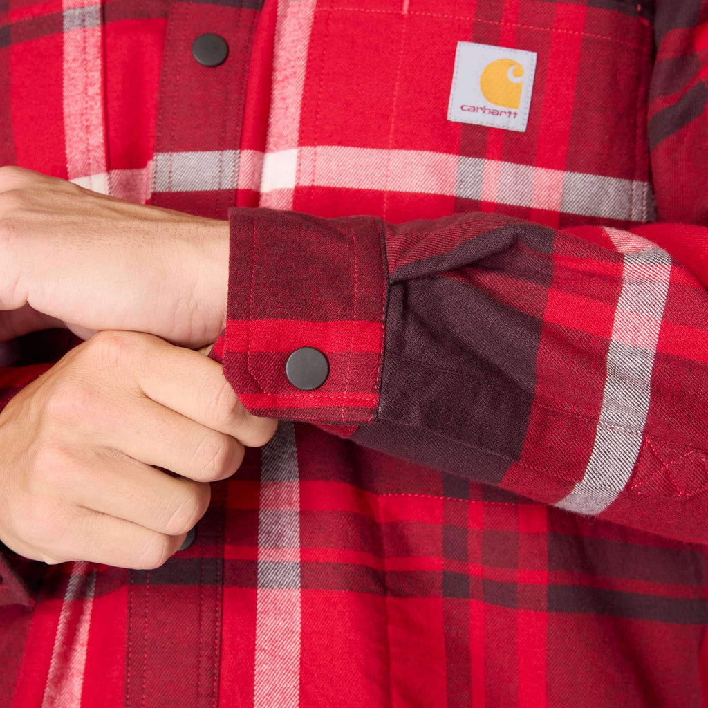 Men's hamilton relaxed fit plaid hooded shirt jac - men's shirt jackets