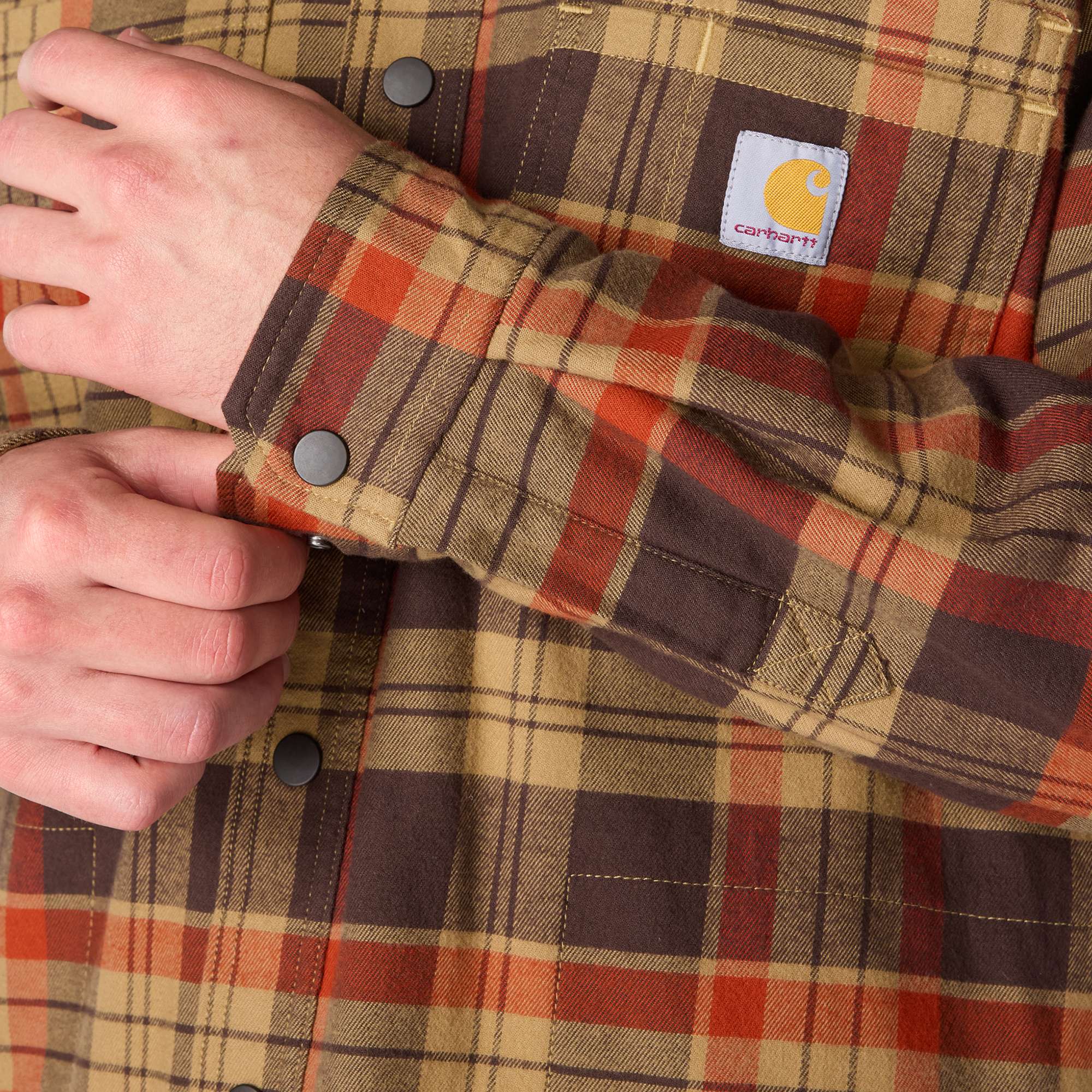 Men's hamilton relaxed fit plaid hooded shirt jac - men's shirt jackets