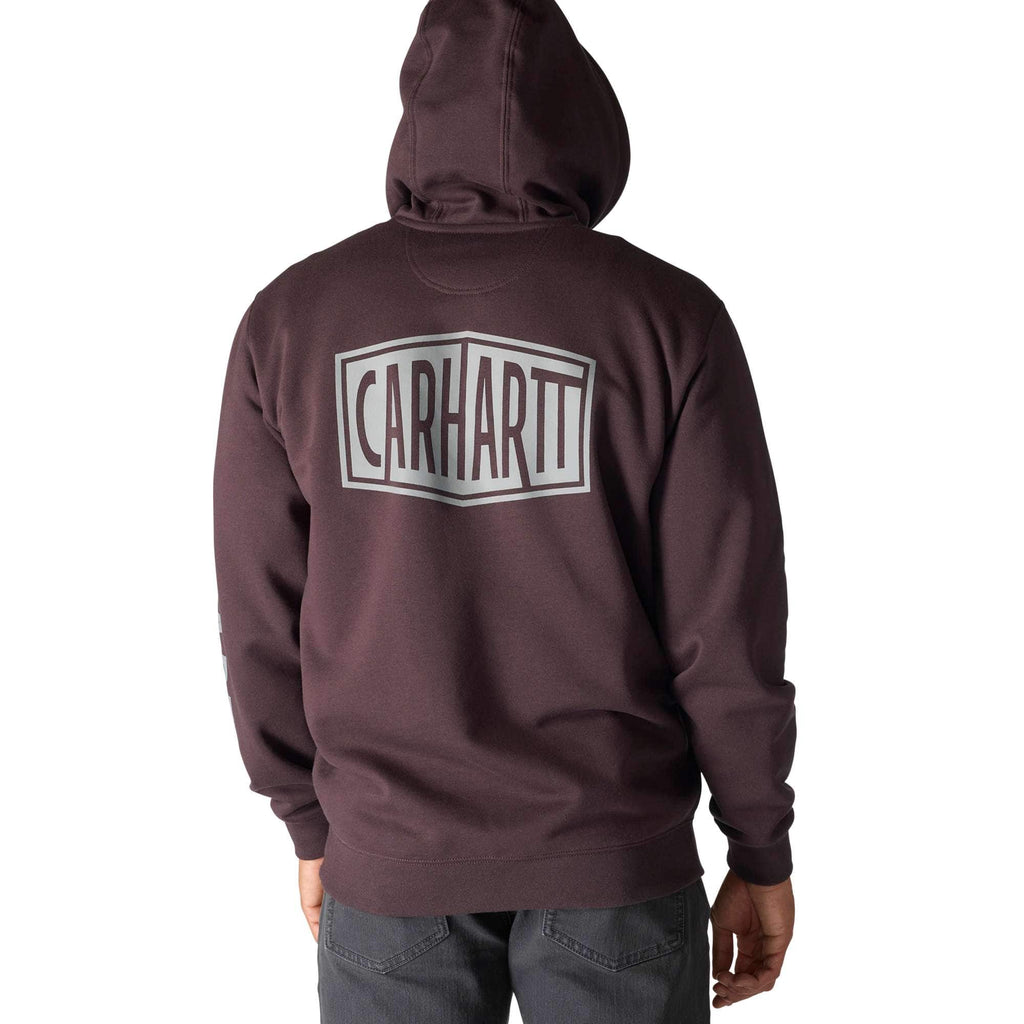 Men's loose fit midweight logo graphic hoodie - rain defender hoodies